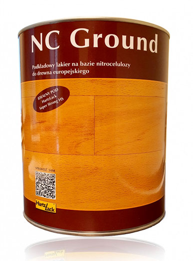 Nitrocelulozowy lakier podkładowy do drewna europejskiego na bazie alkoholi HartzLack NC Ground