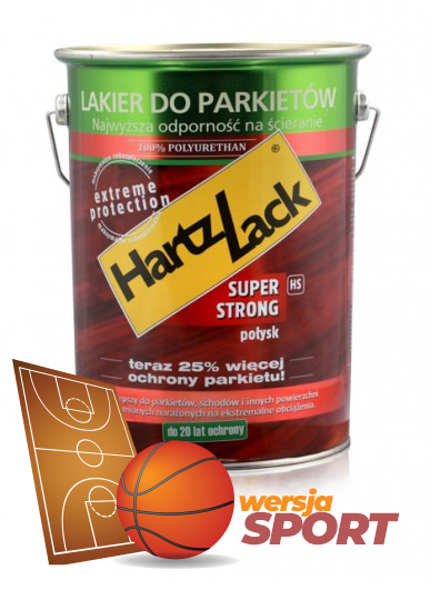 Poliuretanowy lakier na hale sportowe HartzLack super Strong HS wersja Soprt